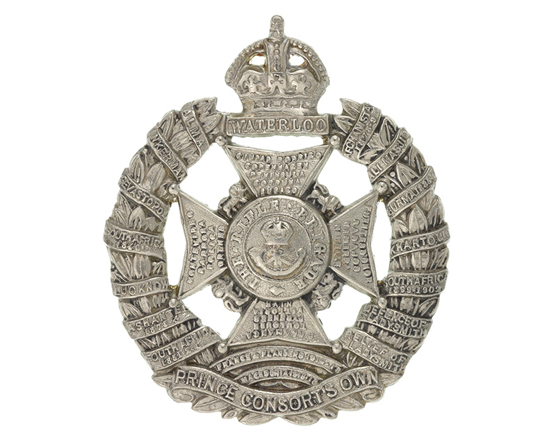 Cap badge, The Rifle Brigade (Prince Consort’s Own), 1927