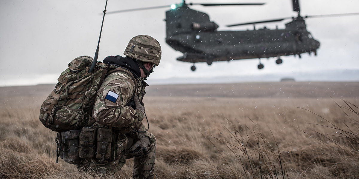 ‘Lift Off’ - Royal Signals soldiers on deployment