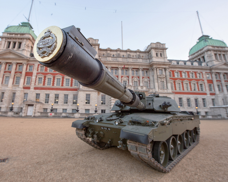 A Royal Tank Regiment Challenger 2, Horse Guards Parade, 2016