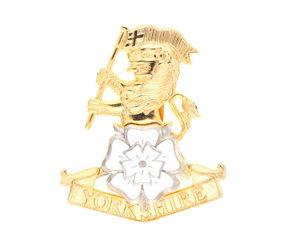 Other ranks' cap badge, The Yorkshire Regiment, c2019