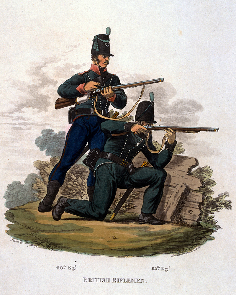 'British Riflemen', 1812