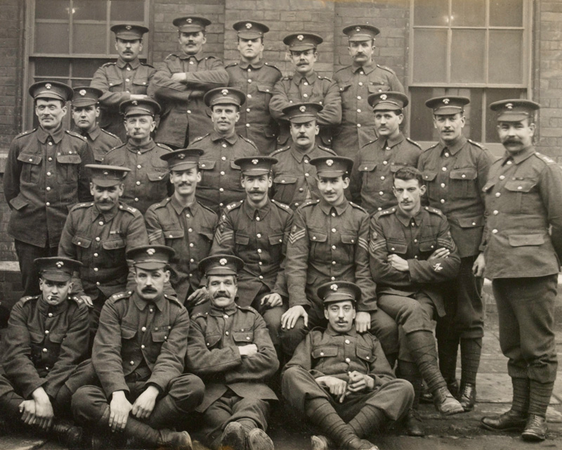 Soldiers of 4th Battalion The Grenadier Guards, 1914