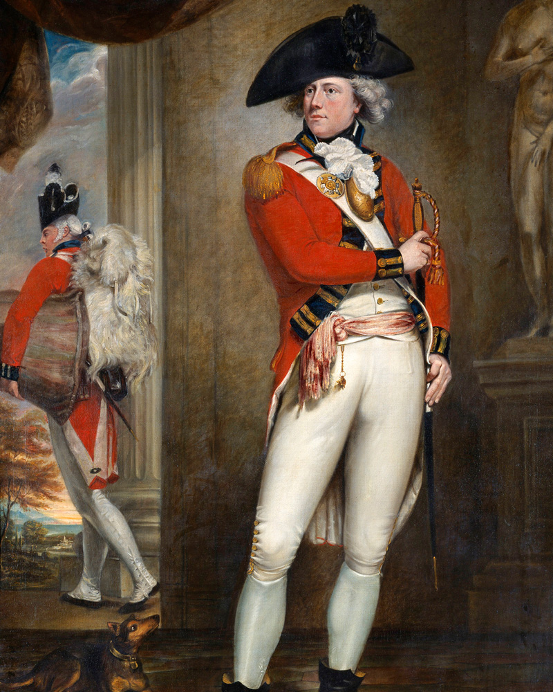 Captain John Cowell, 1st Battalion, 1st (Royal) Regiment of Foot, c1796