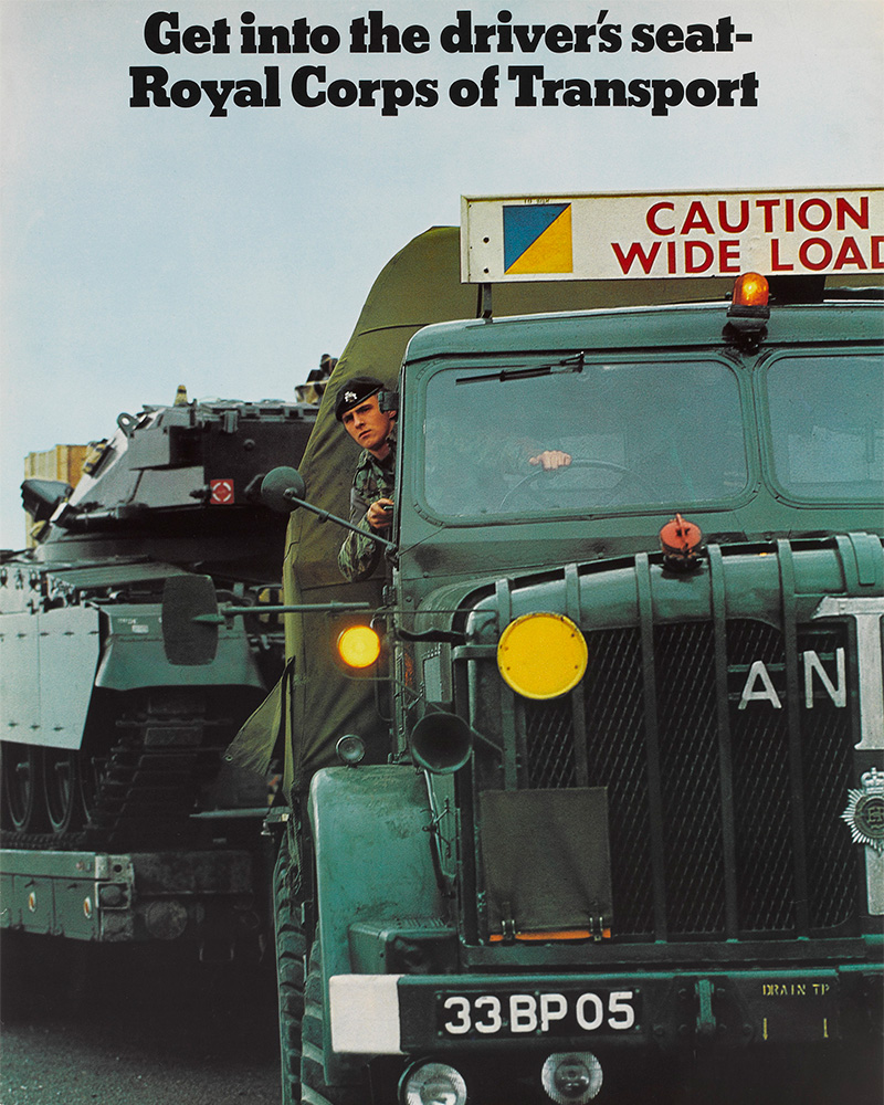 Recruiting poster, Royal Corps of Transport, 1971
