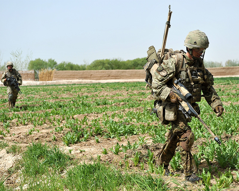 Soldiers from 'B Company', 5th Battalion Royal Regiment of Scotland, Helmand, Afghanistan, 2011