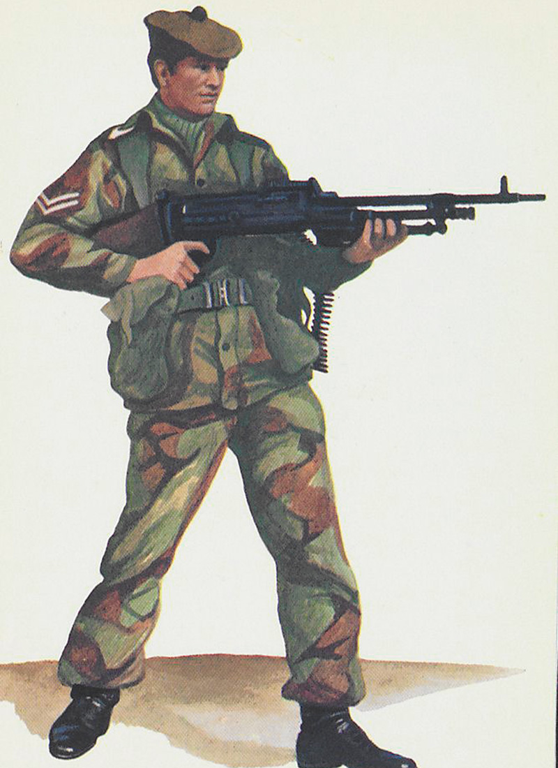 Corporal of The Royal Scots in Combat Dress, 1972