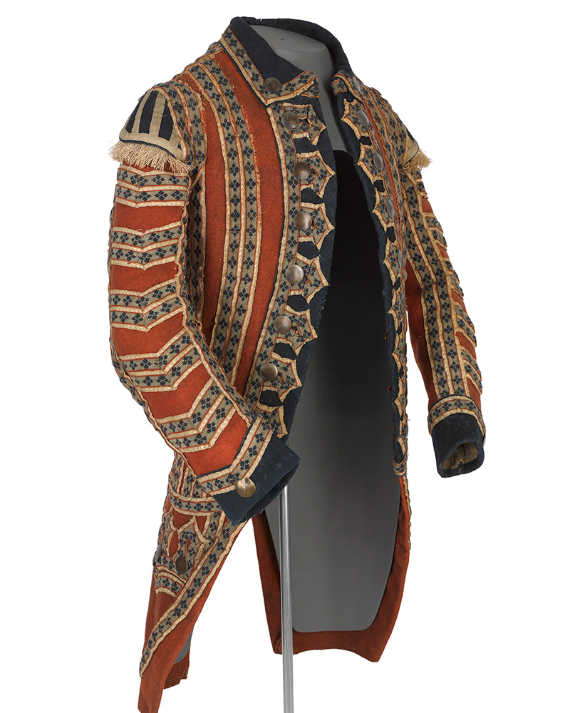 Drummer’s coat, 1st Regiment of Foot Guards, c1780