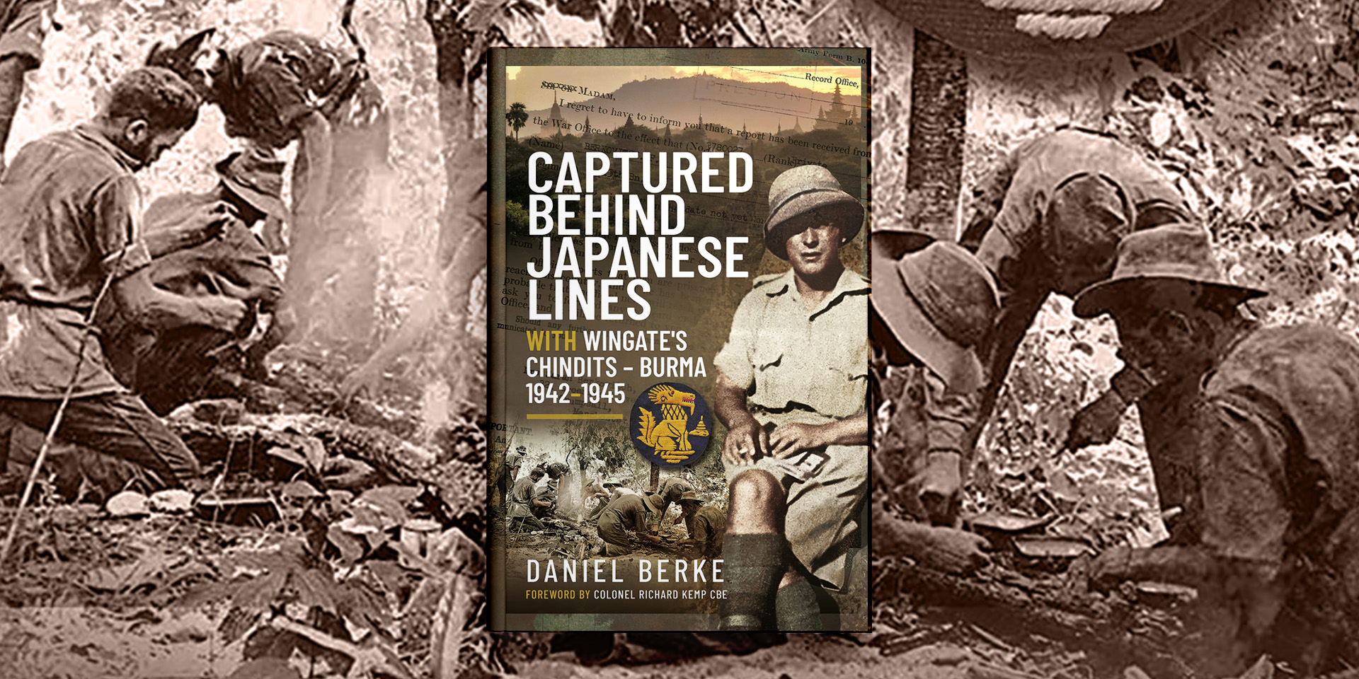 'Captured Behind Japanese Lines' book cover