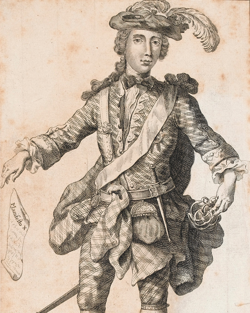 Prince Charles Edward Stuart, 1745