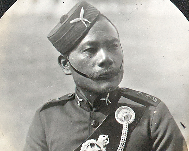 Subadar Singh Pun, 1st Battalion 6th Gurkha Rifles, 1911