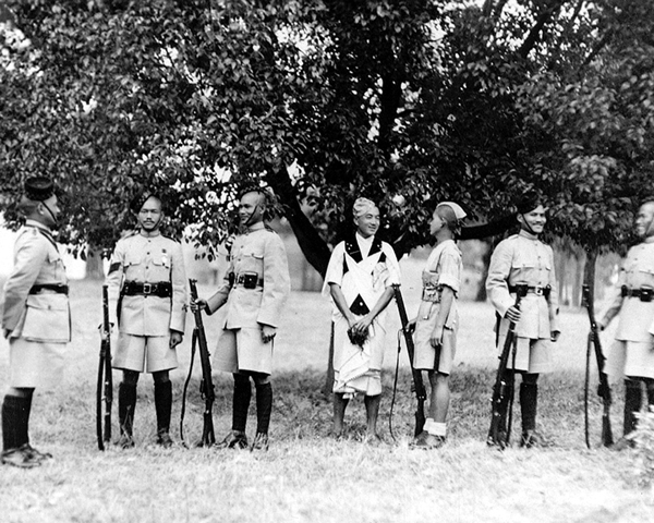 Members of the 2nd King Edward VII's Own Gurkha Rifles (The Sirmoor Rifles) at Dehra Dun, 1938