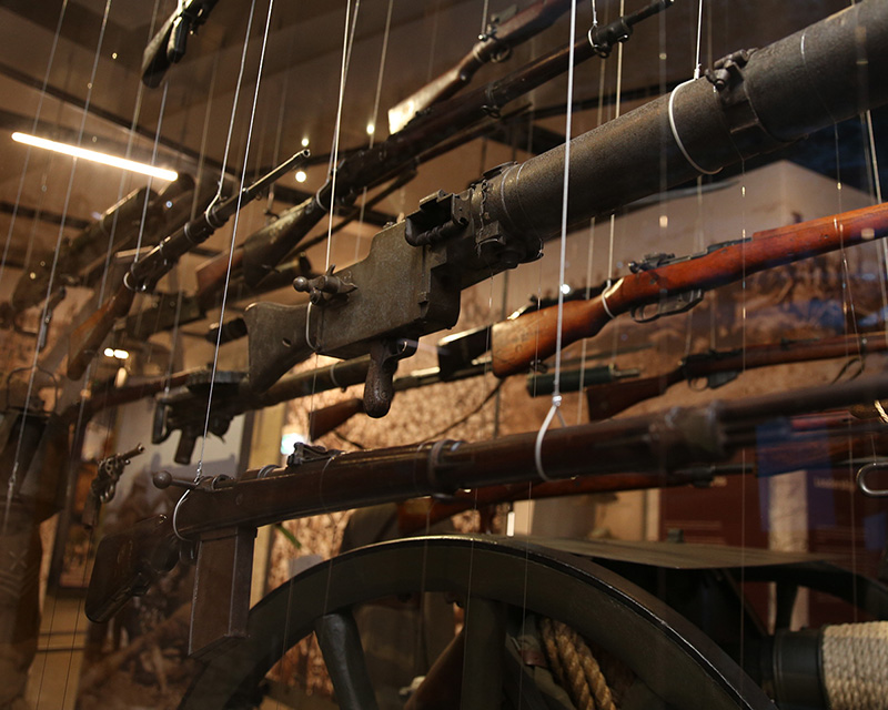 Mass weapons display in the Conflict in Europe gallery