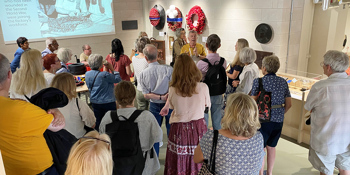 Discovery session at The Poppy Factory