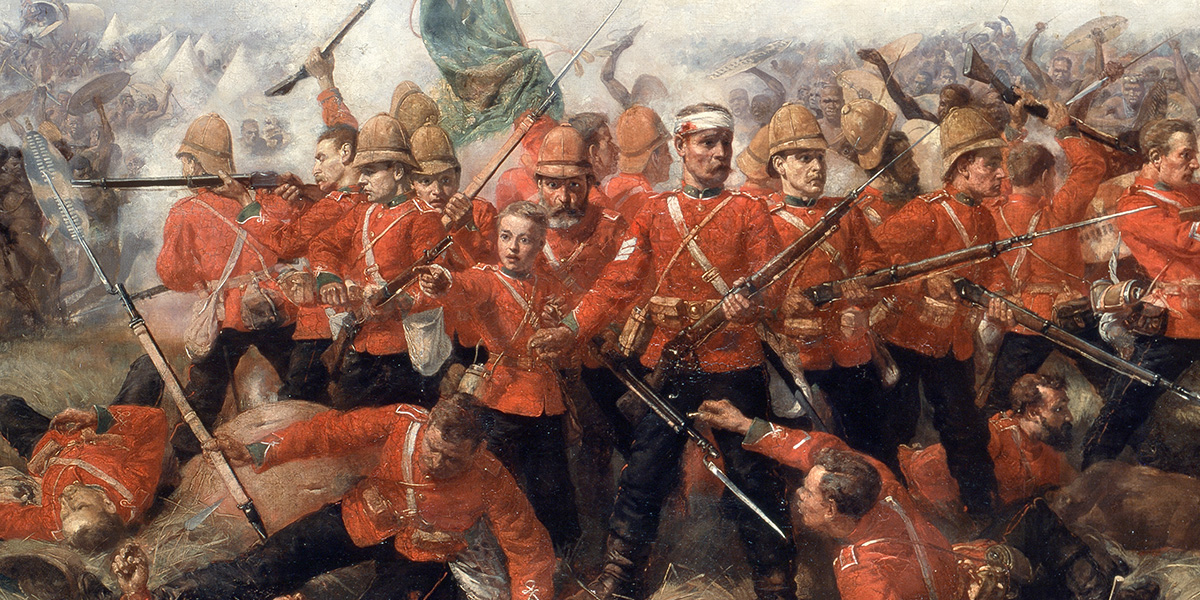 Detail from painting of the Battle of Isandlwana