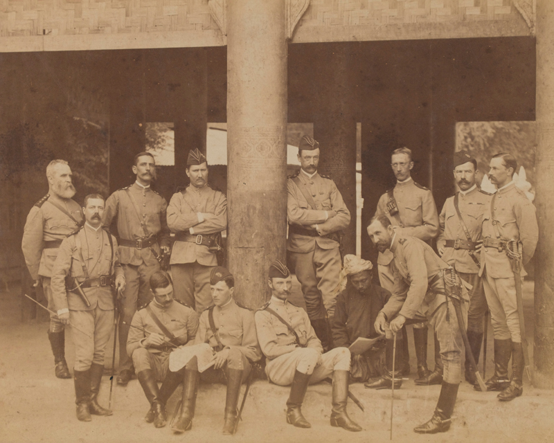 Senior officers of the Upper Burma Field Force, 1885