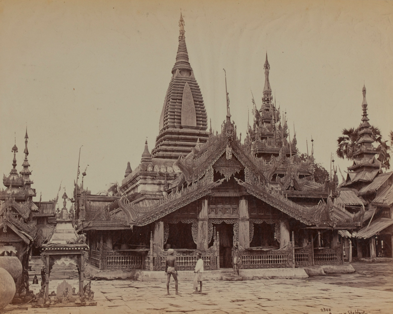 Thapenn Pagoda, Bagan, Burma, c1873 