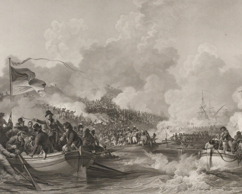The British landing in Egypt, 8 March 1801