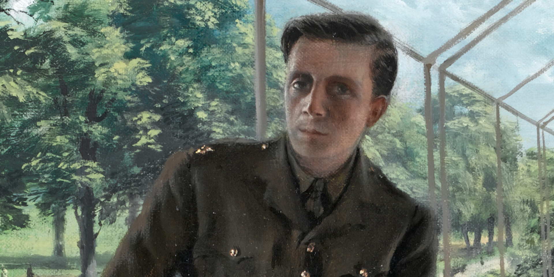 Rex Whistler’s self-portrait in Welsh Guards uniform, May 1940