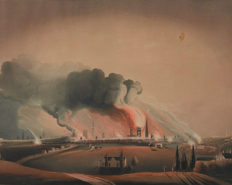Copenhagen during the bombardment of 4 September 1807