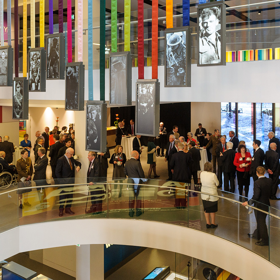 Reception on Foyer bridge 