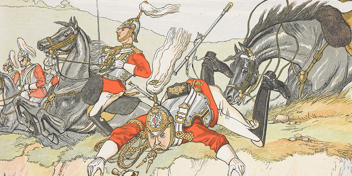 Illustration from 'Military Misreadings of Shakespeare', 1880