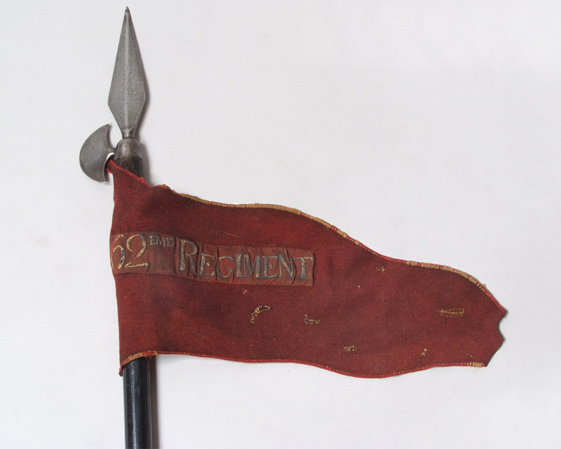 Pennant of the French 62nd Regiment of the Line captured at Salamanca, 1812