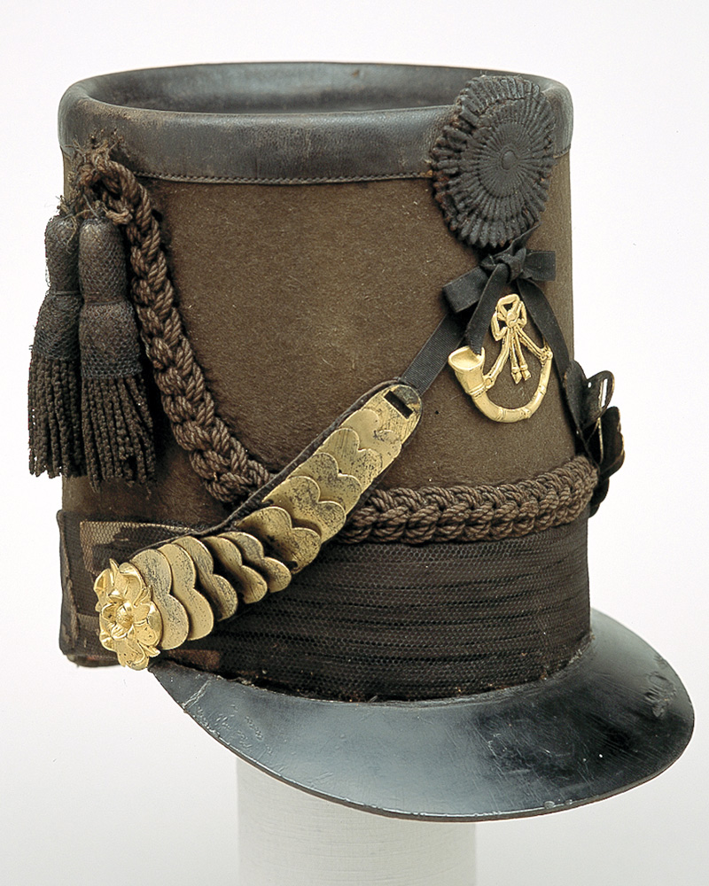 Officer's shako, 43rd (Monmouthshire) Regiment, 1815