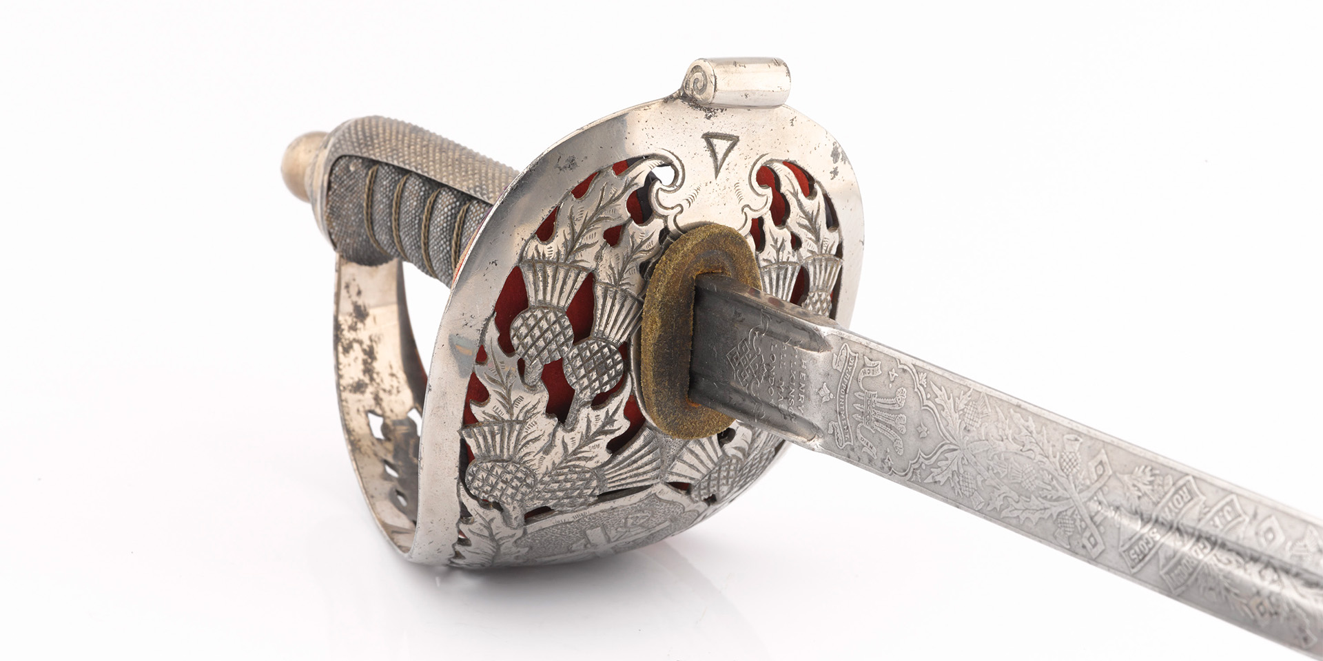 Scottish officer's broadsword, c1900