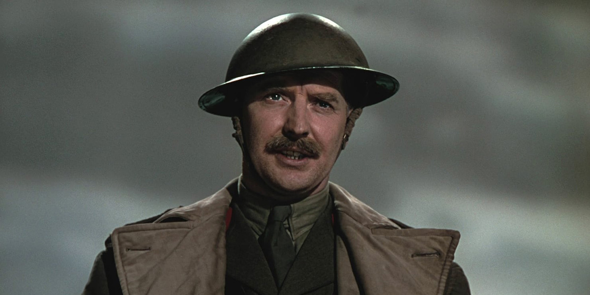 A still from the film 'The Life and Death of Colonel Blimp', showing the lead character