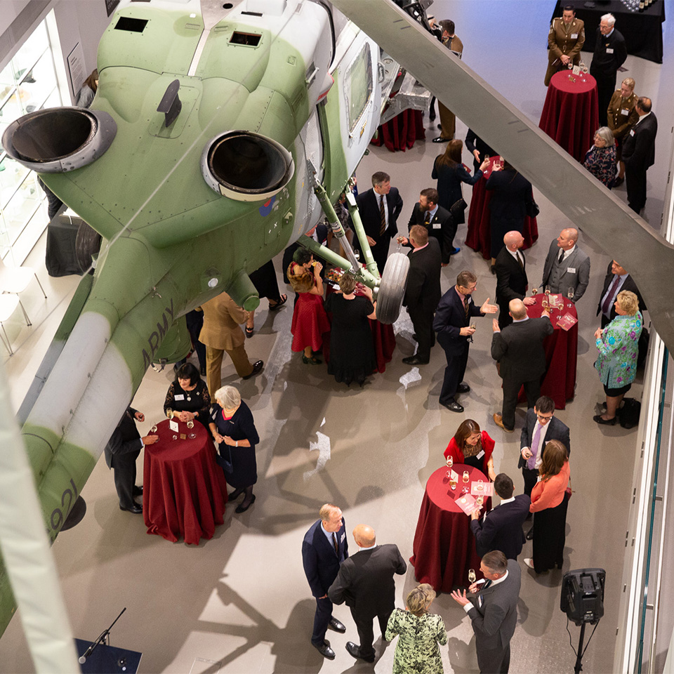 Drinks reception in the Atrium