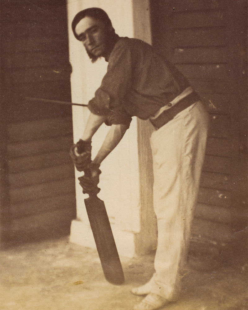 An Ordnance Corps officer takes guard, 1858