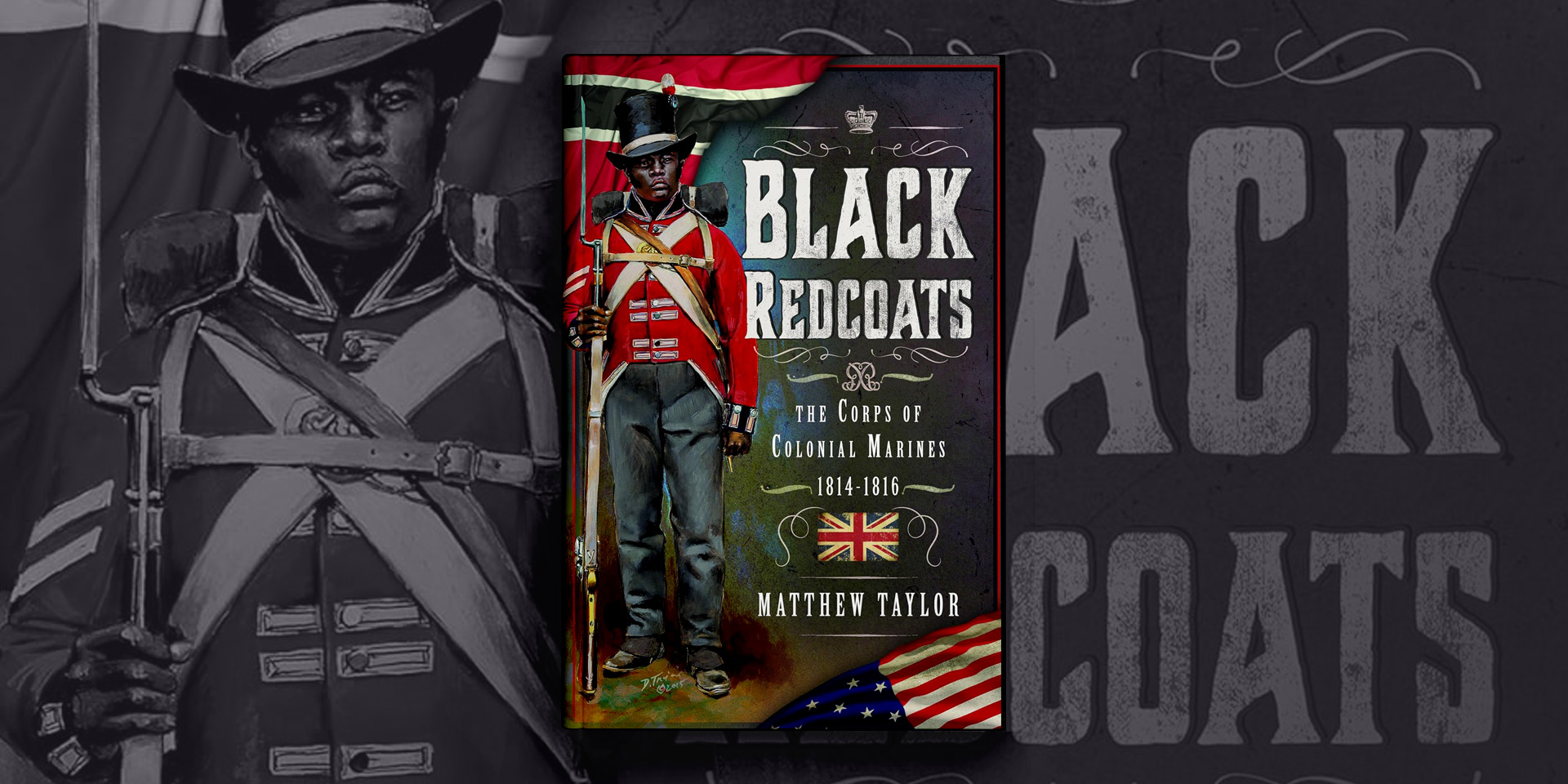 'Black Redcoats' book cover