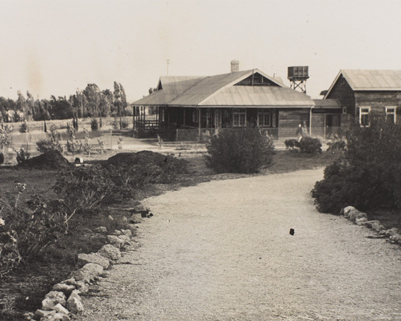 Officers’ mess, ATS Training Depot, Sarafand, Palestine, 1942