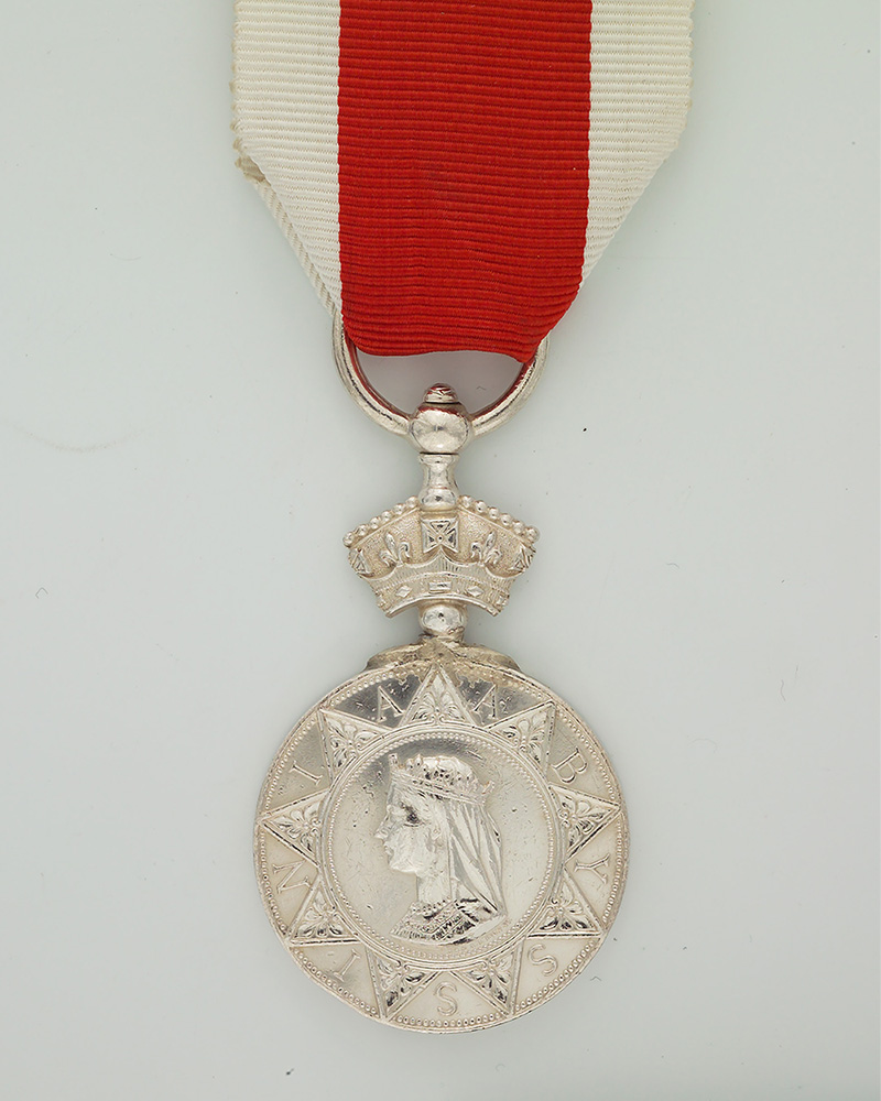 Abyssinian War Medal 1867-68 awarded to Private Yakobjee Israel, 2nd Grenadier Regiment of Bombay Native Infantry