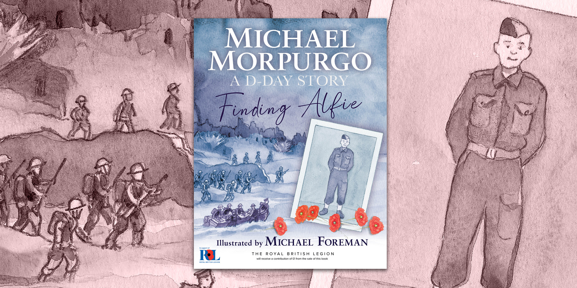 Finding Alfie: Live Illustration with Michael Foreman | National Army Museum