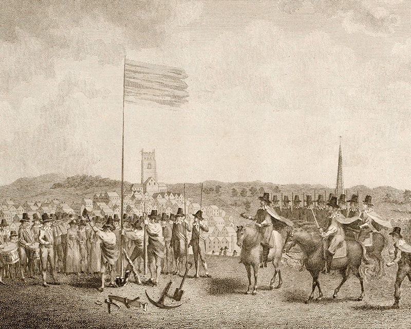 ‘Charles the First Erecting his Standard at Nottingham’, 1642