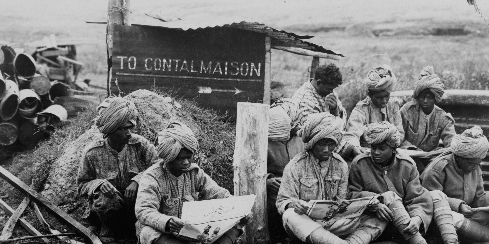 Commonwealth soldiers on the Western Front