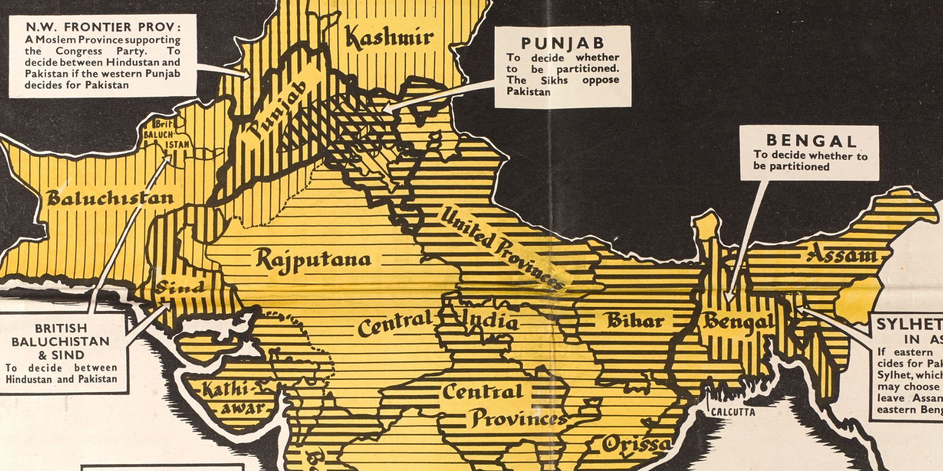 'The Divided Dominion', poster, published 21 June 1947