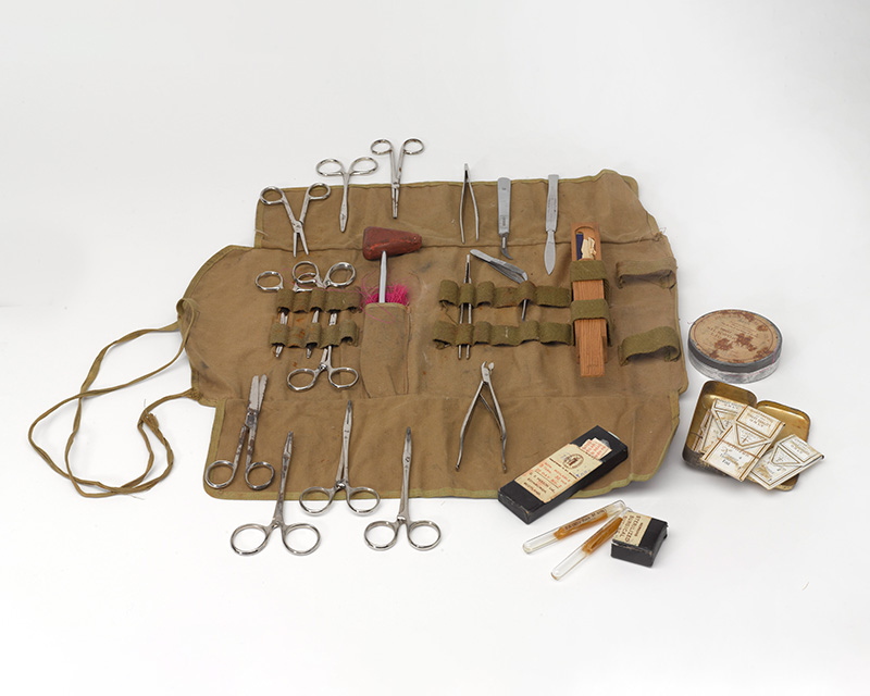 Medical kit used by Major John Grice, Royal Army Medical Corps, c1945