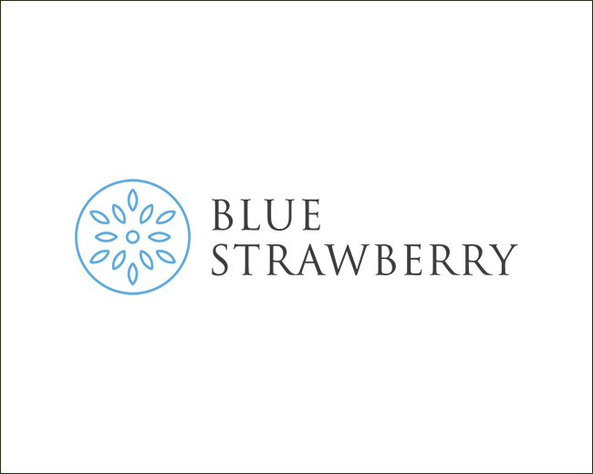 Blue Strawberry logo