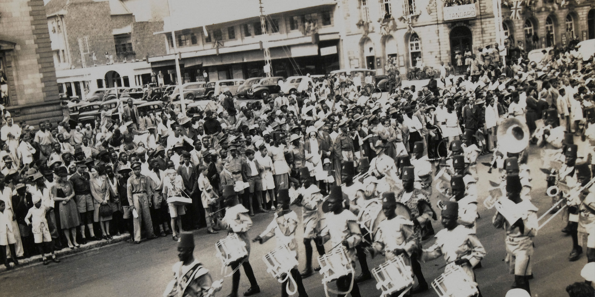 VE Day celebrations at Nairobi, Kenya, May 1945