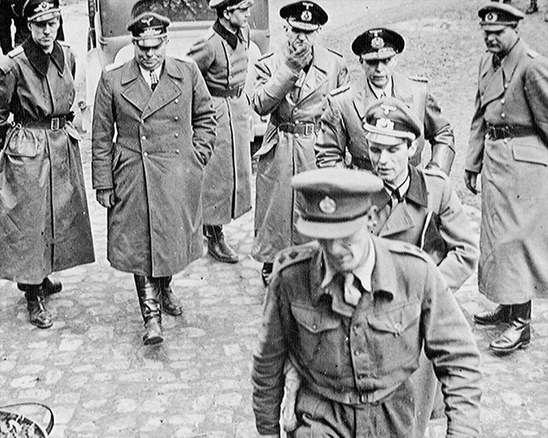 Germans officers arrive at 21st Army Group HQ asking for surrender terms, 3 May 1945