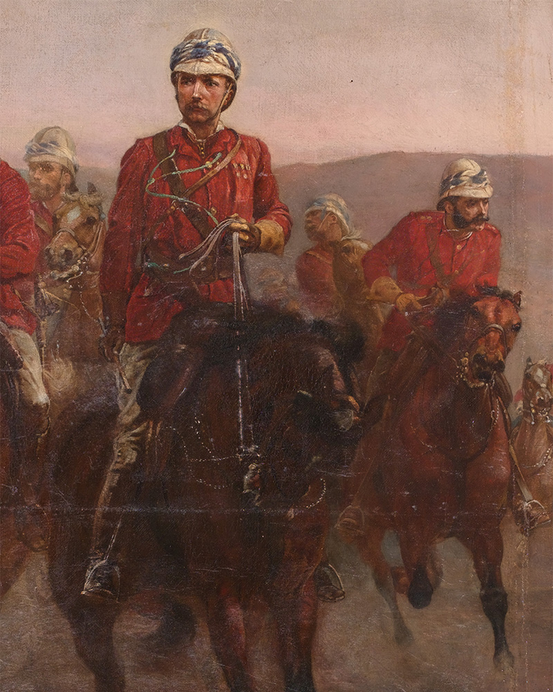 ‘After the Battle: arrival of Lord Wolseley and staff at the Bridge of Tel-el-Kebir at the close of the action’, 13 September 1882