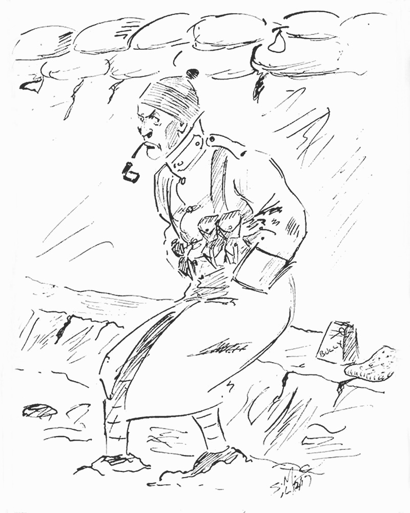 ‘Tommy’s Christmas dinner’, 1916