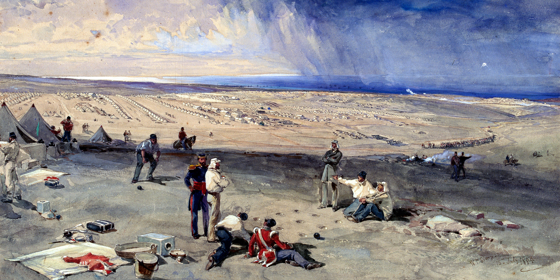Camp of the 3rd Division, 15 July 1855