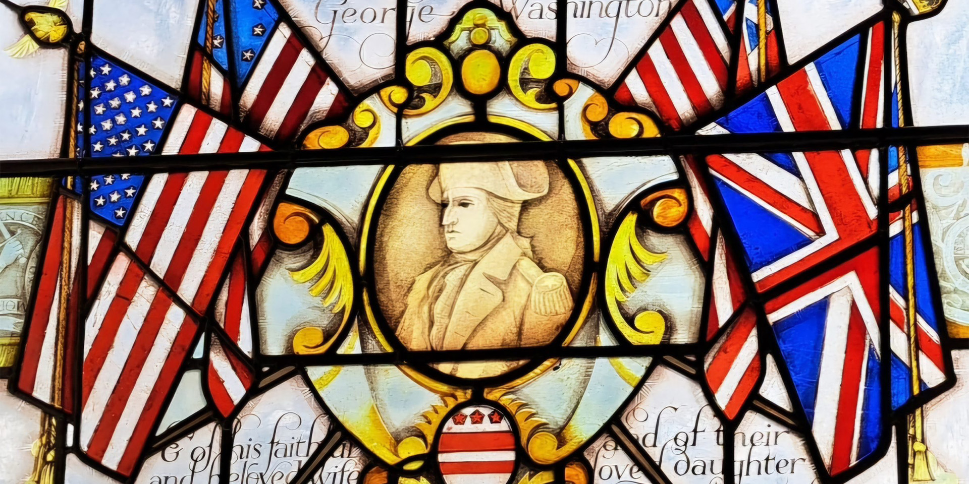 A picture of the Arnold Window at St Mary’s Church in Battersea