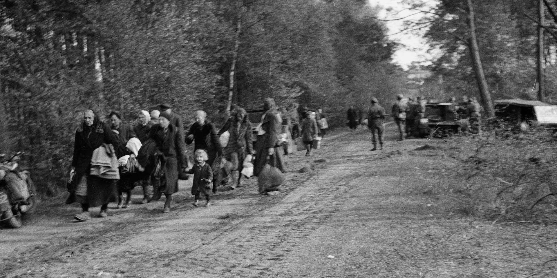 German refugees, 1945