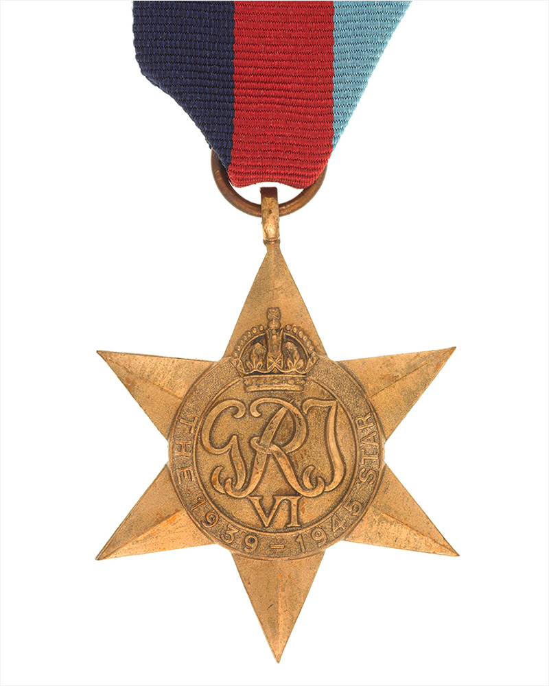 1939-45 Star, awarded to Captain Percy William Ransley, 2nd Battalion, The Buffs (East Kent Regiment)