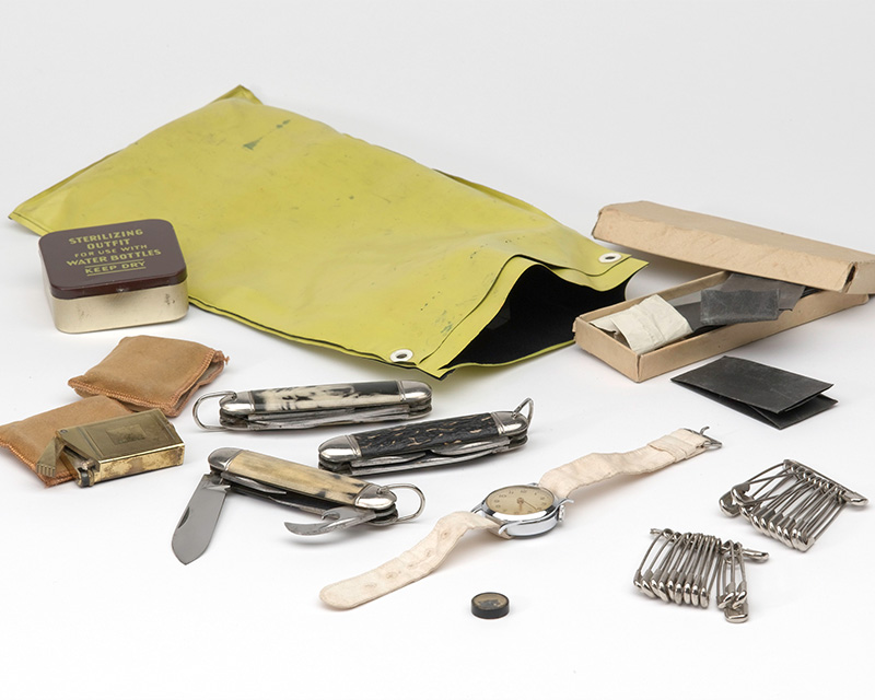 Survival kit issued to British soldiers deployed in French Indochina