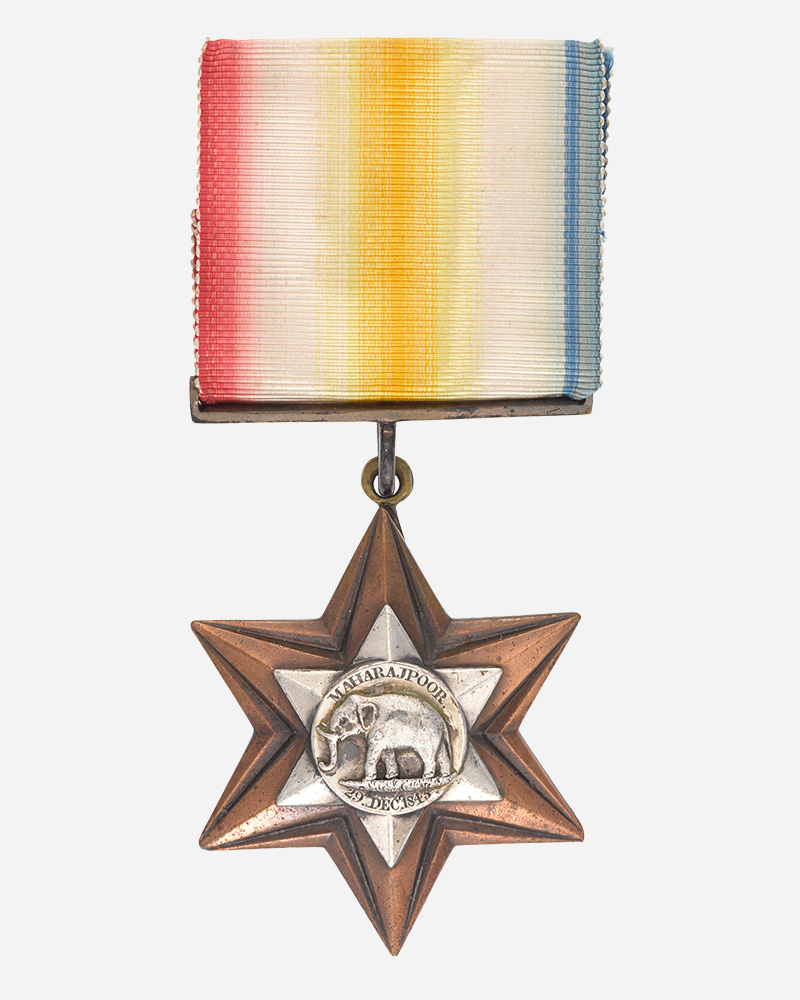 Gwalior Star for the Battle of Maharajpoor, 1843